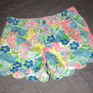 Lilly Pulitzer Floral Scalloped Women's Shorts